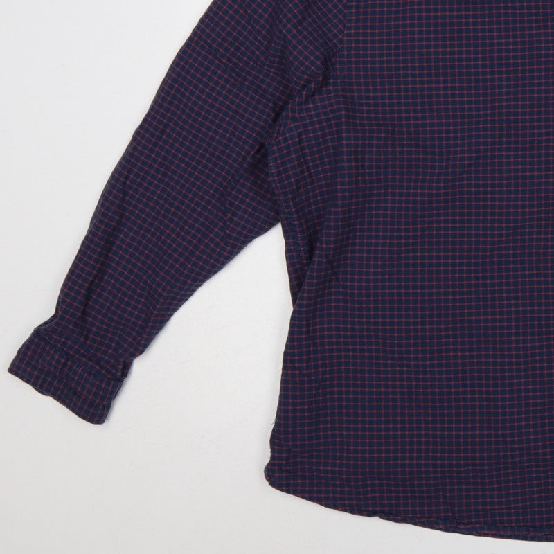 Additional view of Red Herring Men’s Blue Red Check Button-Down Shirt 2XL Long Sleeve