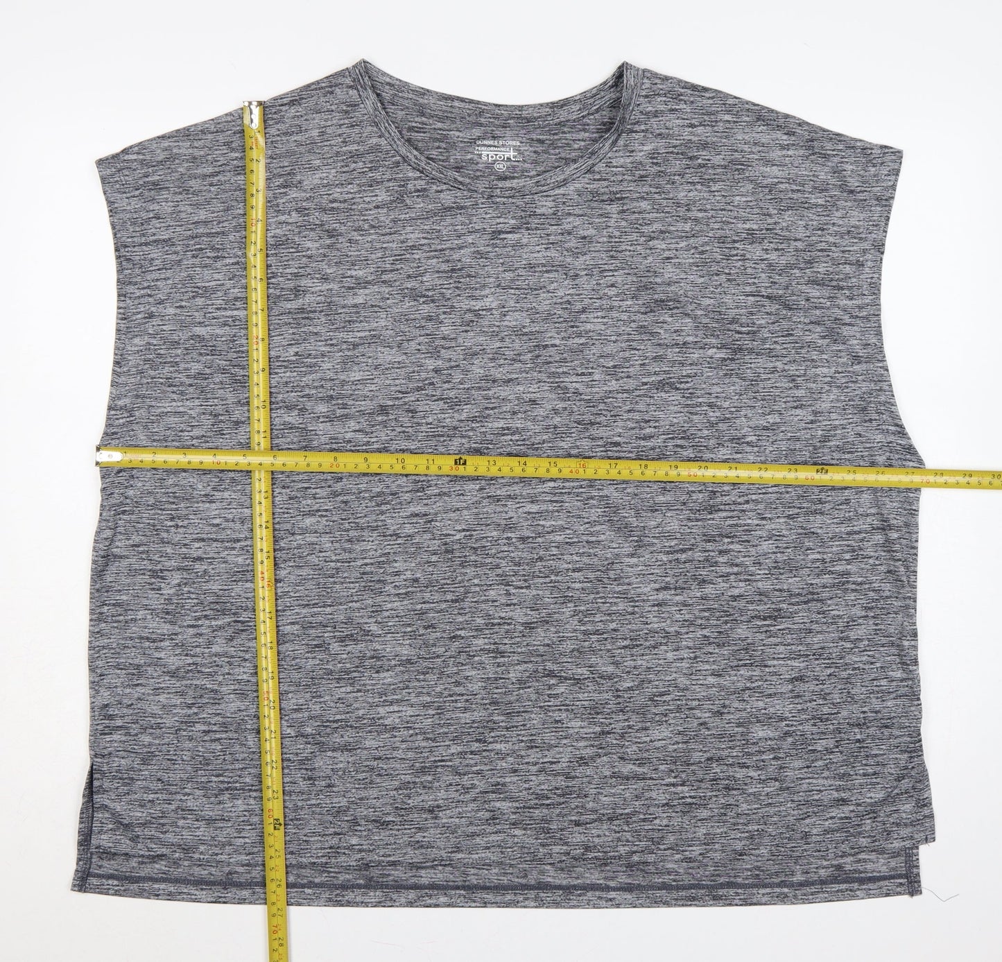 Dunnes Stores Women Grey 2XL Basic Sport Gym Training T-Shirt