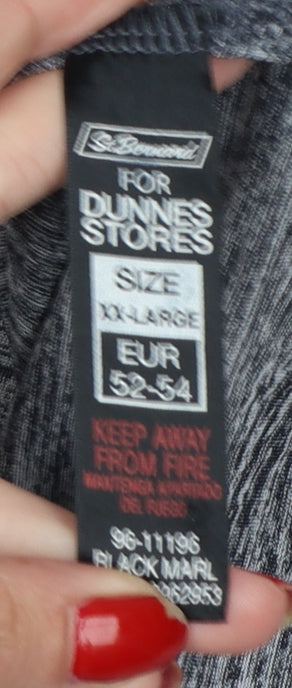 Dunnes Stores Women Grey 2XL Basic Sport Gym Training T-Shirt