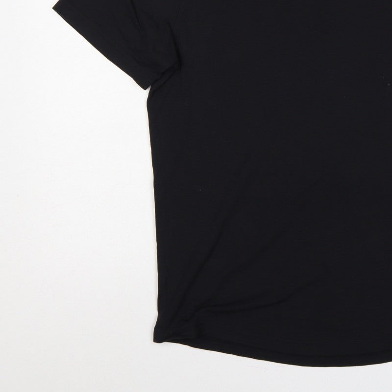 Additional view of Stance Men’s Black Medium Logo Back Short Sleeve T-Shirt