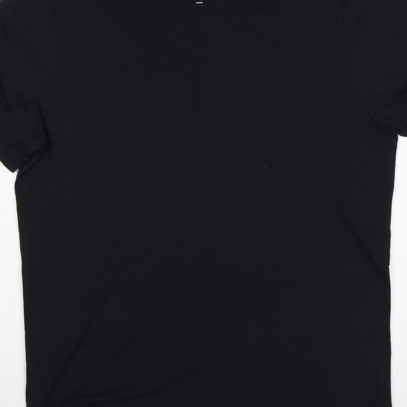 Additional view of Stance Men’s Black Medium Logo Back Short Sleeve T-Shirt