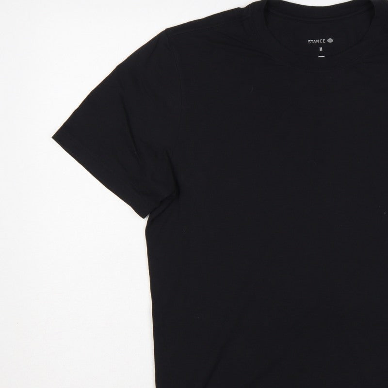 Additional view of Stance Men’s Black Medium Logo Back Short Sleeve T-Shirt