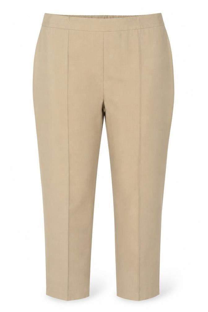 Marks & Spencer Women’s Beige Size 24 Short High Rise Straight Trousers
