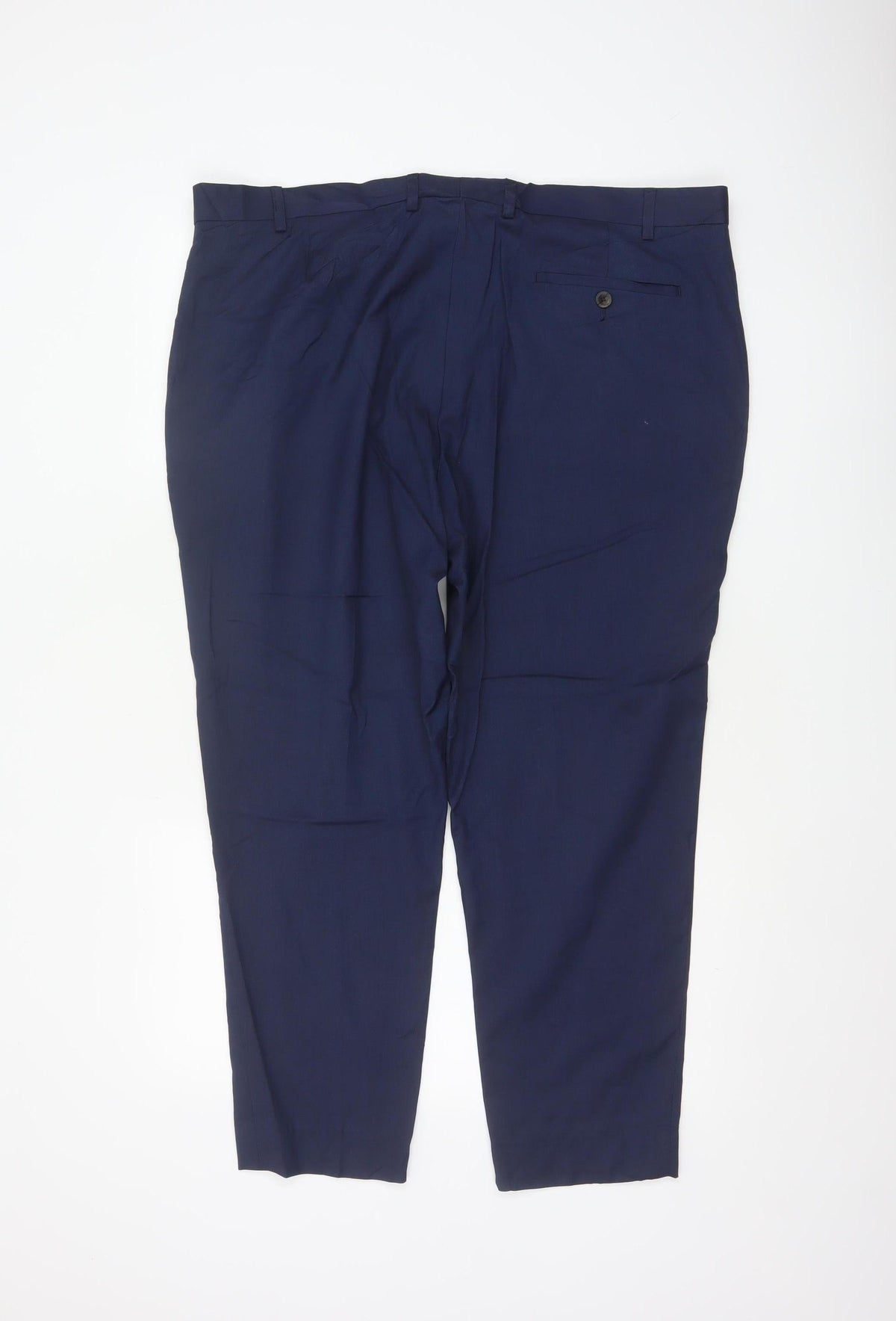 Marks & Spencer Men Blue 40in Regular Dress Trousers 40W 31L