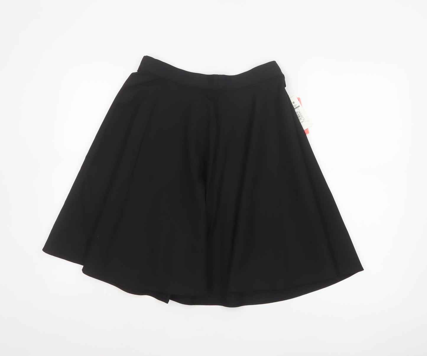 Marks and Spencer Girls Black 14-15 Years A-Line Knee Length Skort NWT