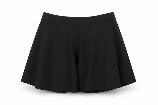 Marks & Spencer Girls Black 14-15 Years A-Line Knee Length Skort NWT