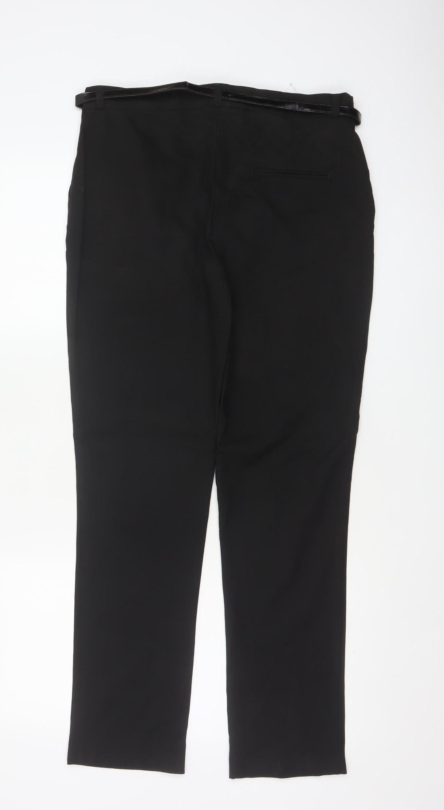 Marks & Spencer Boys Black 15-16 Years Dress Pants Super Skinny Stretch