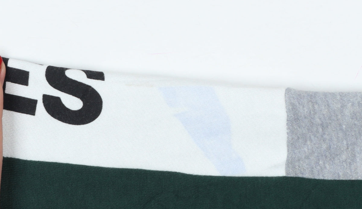 Additional view of Jack & Jones Men’s Green Logo Panel Jogger Sweatpants, size S