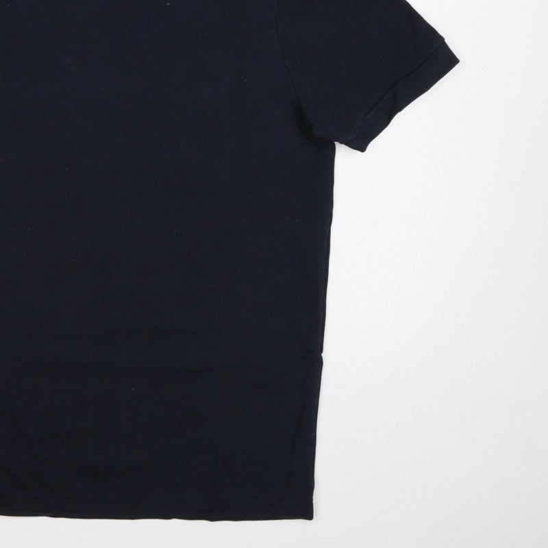 Additional view of ARNE Men’s Black L Crew Neck Short Sleeve Logo T-Shirt