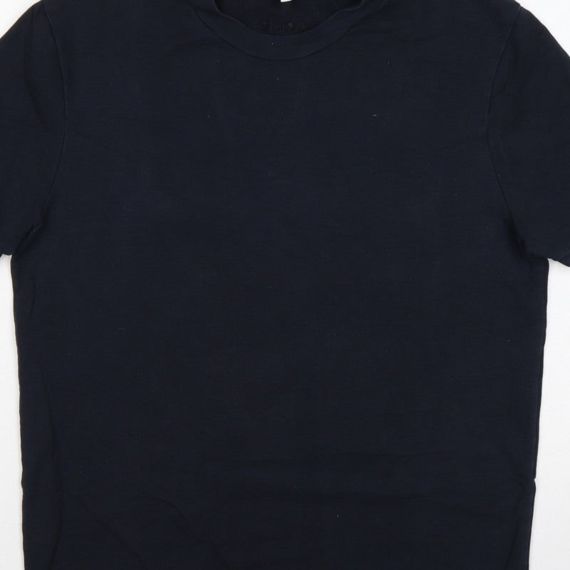 Additional view of ARNE Men’s Black L Crew Neck Short Sleeve Logo T-Shirt