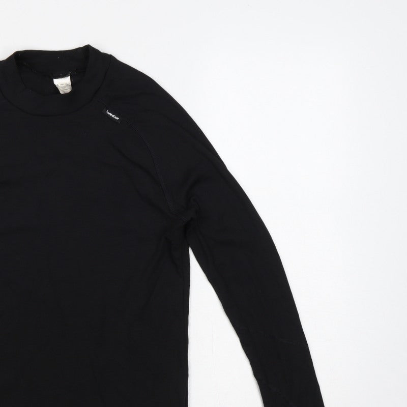 Additional view of Wedze Men Black S Thermal Ski Base Layer Long Sleeve Top