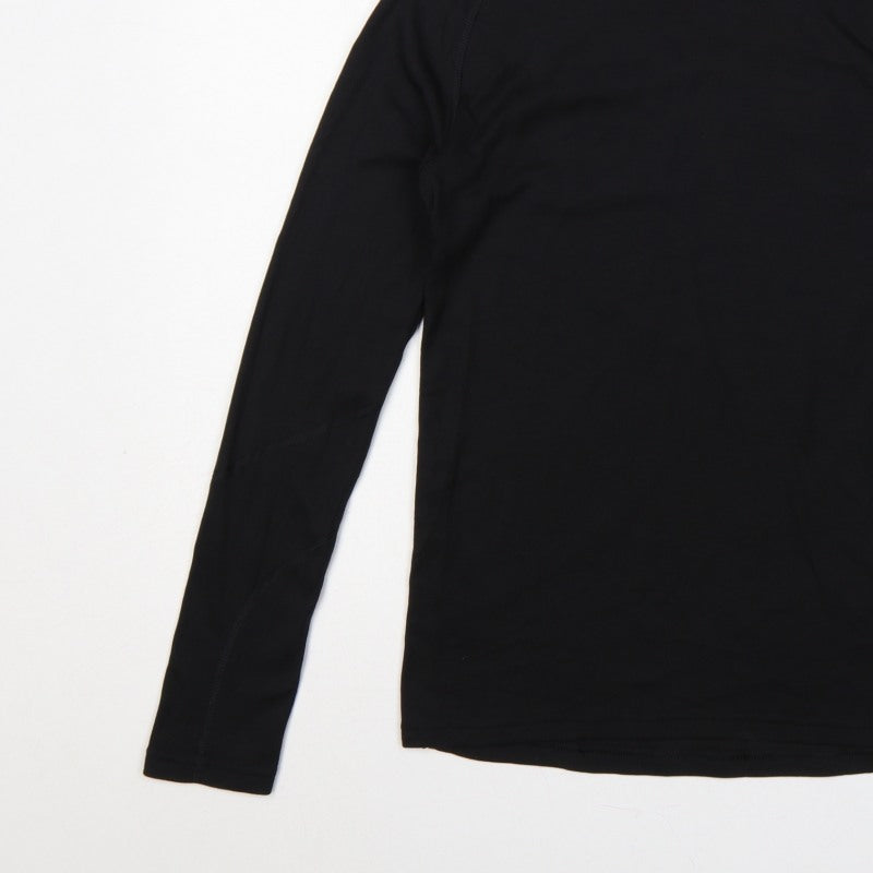 Additional view of Wedze Men Black S Thermal Ski Base Layer Long Sleeve Top