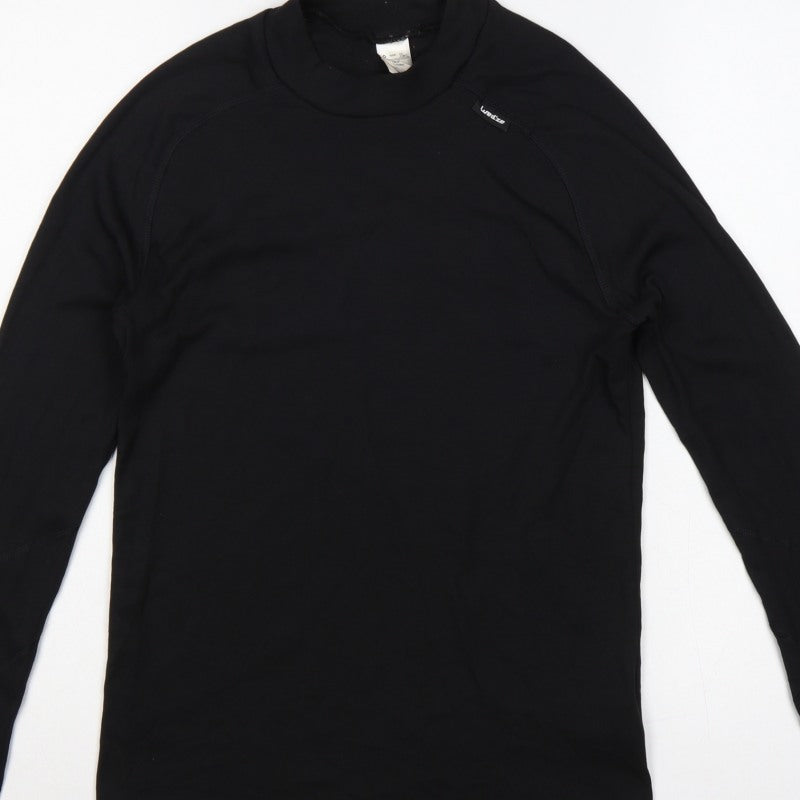 Additional view of Wedze Men Black S Thermal Ski Base Layer Long Sleeve Top