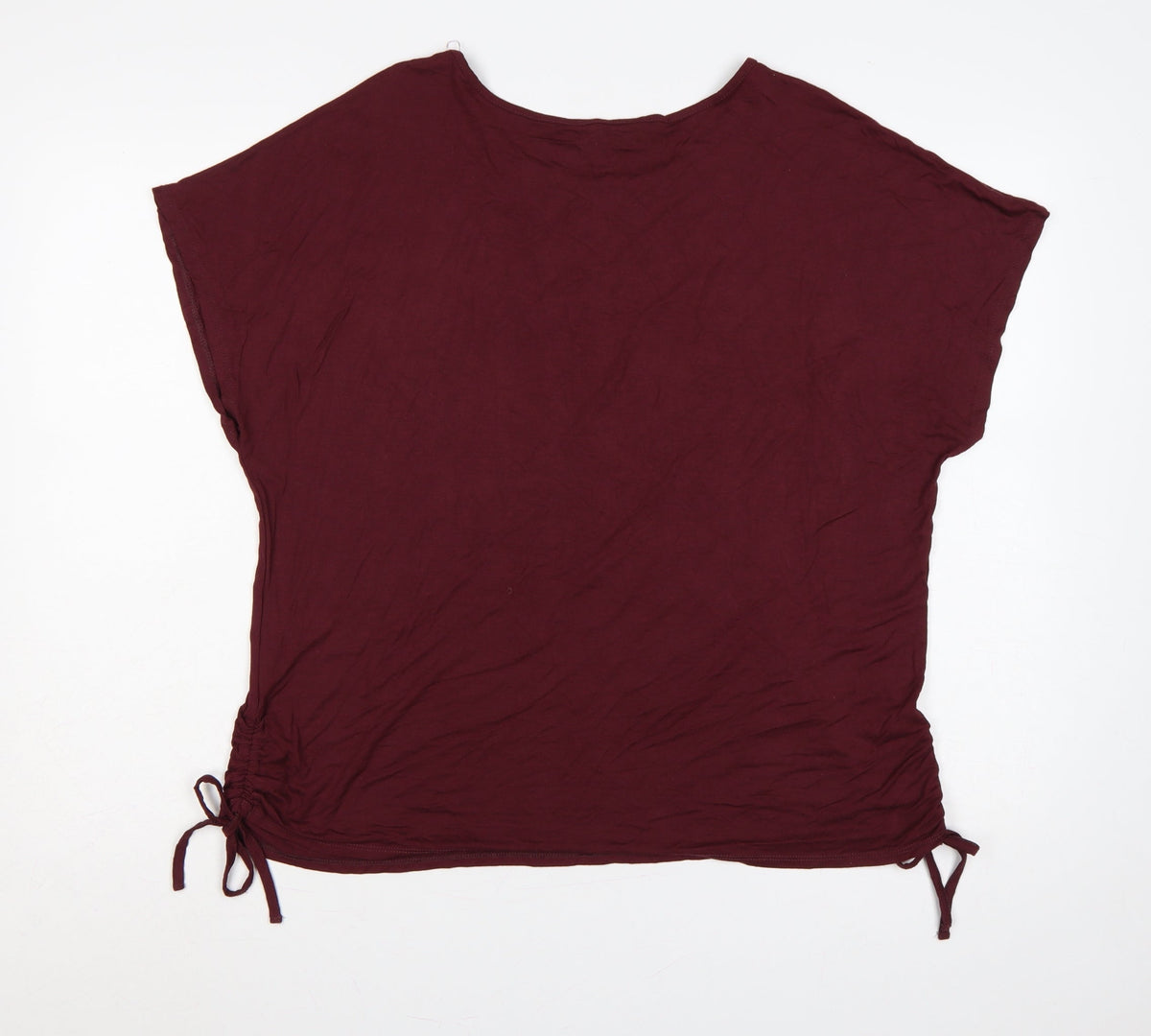 Principles Women’s Red Size 16 Leopard Sequin Drawstring T-Shirt