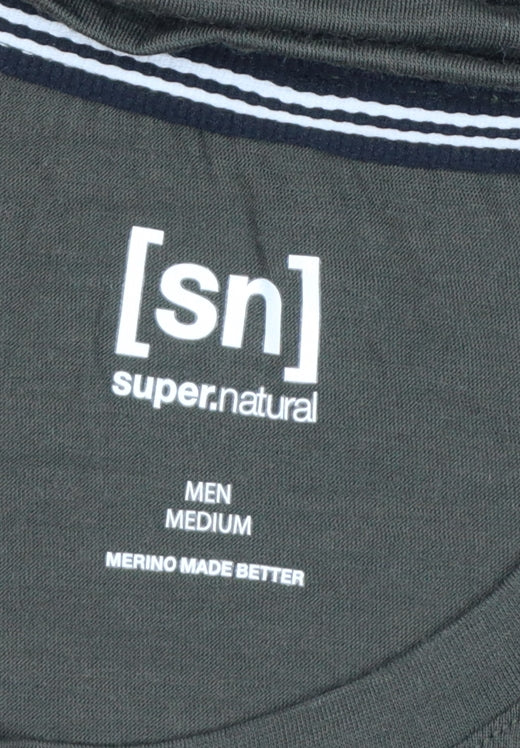 Additional view of super.natural Men's Black M Graphic Print Crew Neck T-Shirt
