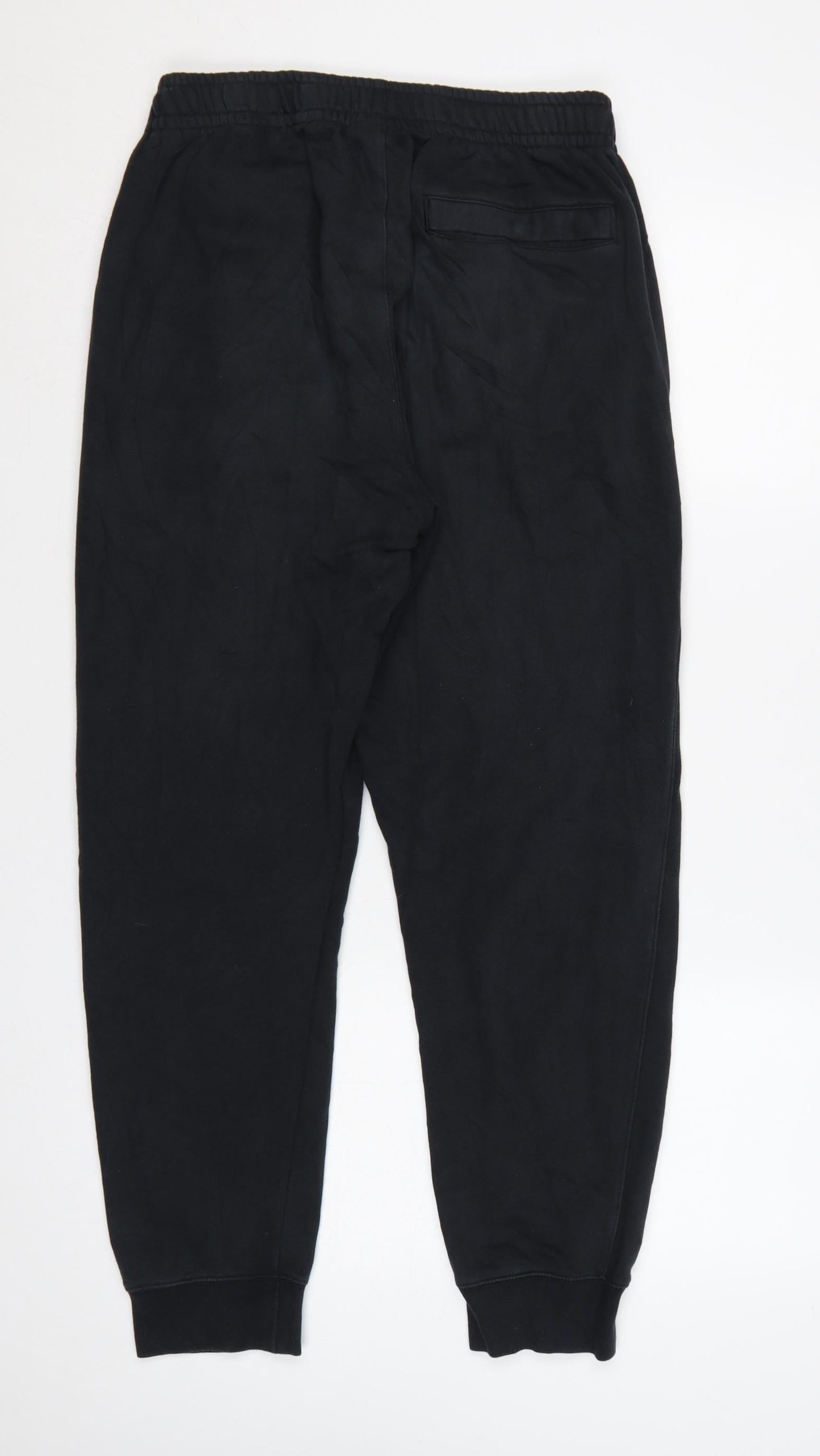 Nike Men’s Black M Fleece Sweatpants Joggers Logo Elastic Waist