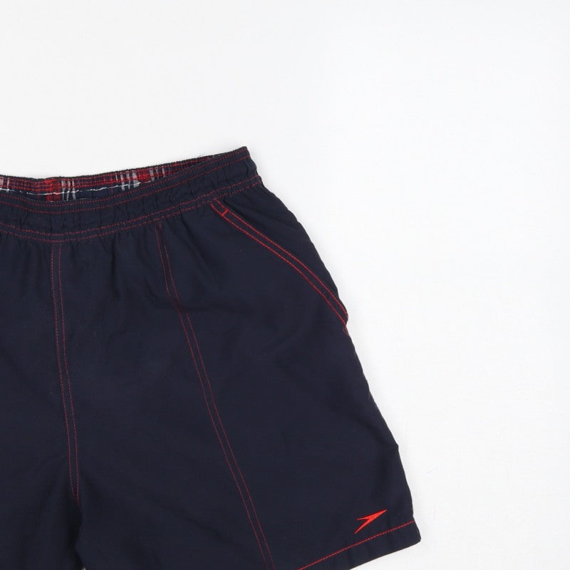 Additional view of Speedo Men’s Blue L Swim Shorts Elastic Waist Pockets