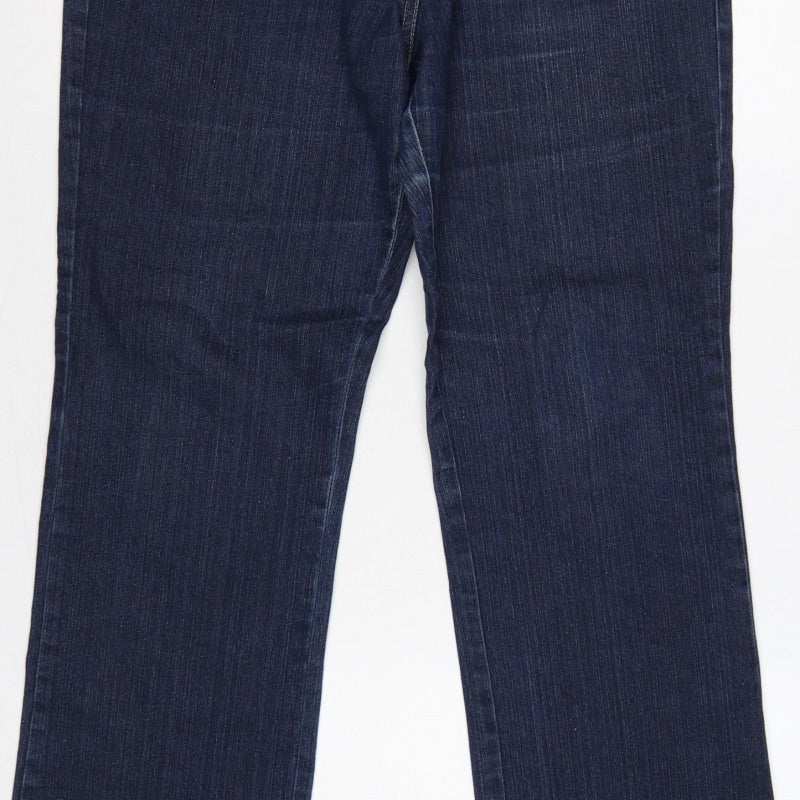 David Emanuel Women’s Blue Size 14 Dark Wash Bootcut Jeans