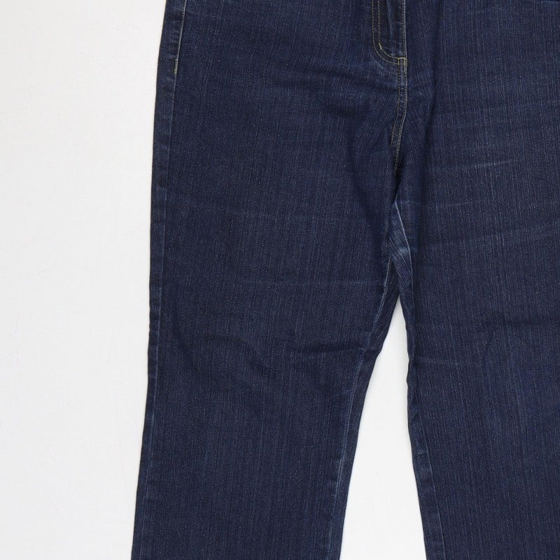 David Emanuel Women’s Blue Size 14 Dark Wash Bootcut Jeans