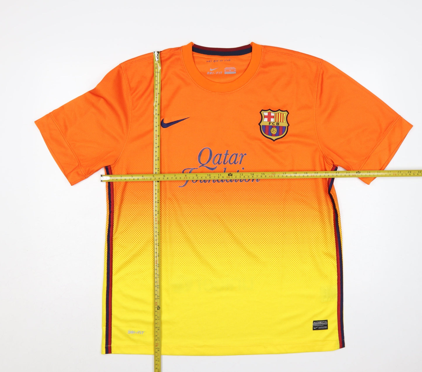 Nike Mens XL Barcelona 2012-13 Away Football Jersey Multicoloured
