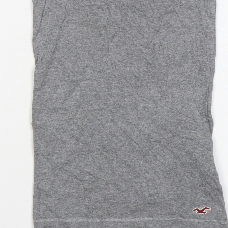 Hollister Teens Grey XS Lace Scoop Neck Camisole Tank Top