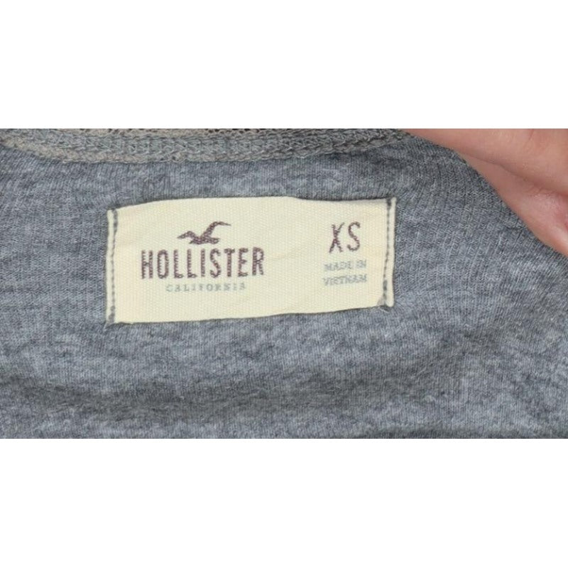 Hollister Teens Grey XS Lace Scoop Neck Camisole Tank Top