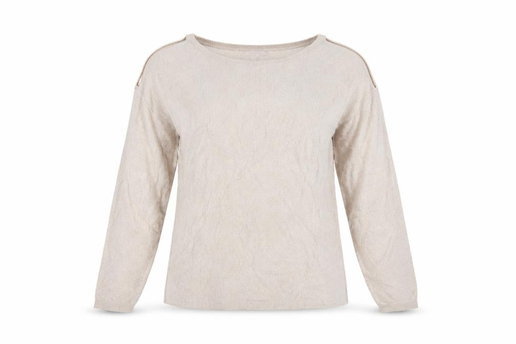 Next Women Beige Size S Lightweight Knit Round Neck Jumper Long Sleeve