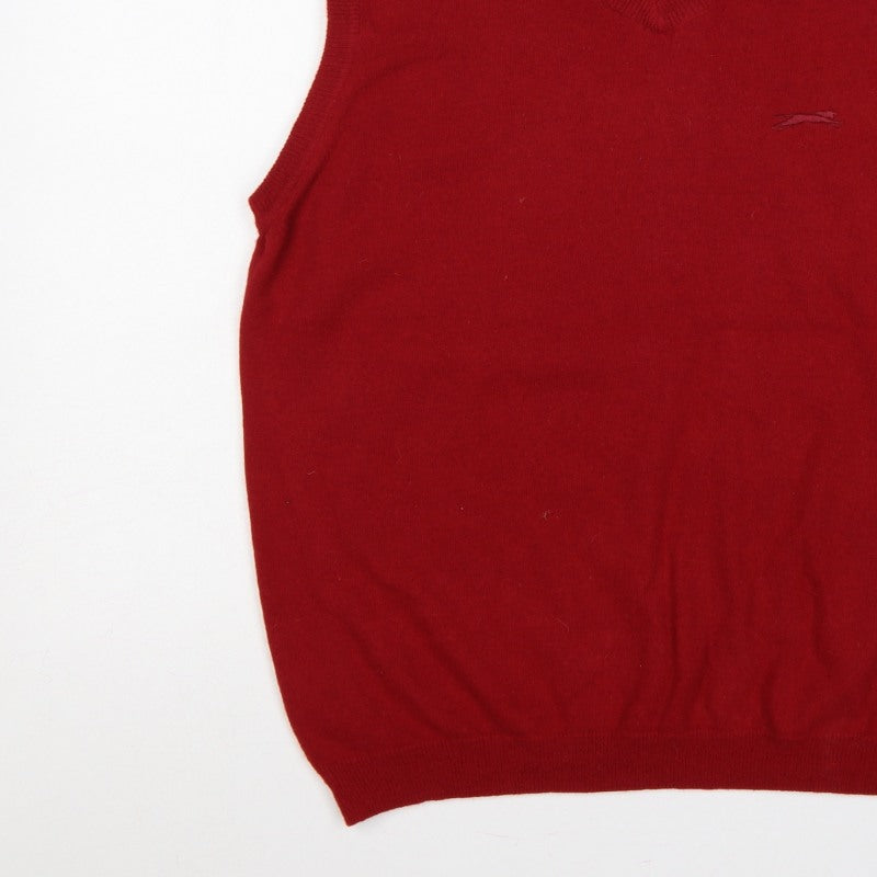 Additional view of Slazenger Golf Men’s Red XL V-Neck Knit Sleeveless Jumper Vest