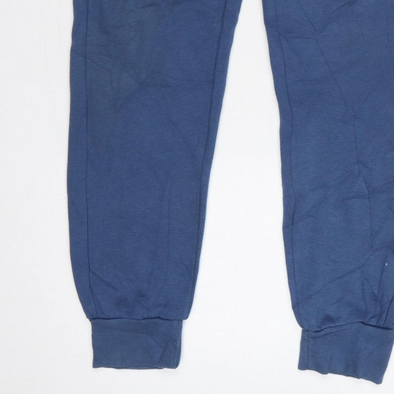 Additional view of McKenzie Men’s Blue M Logo Cuffed Drawstring Jogger Sweatpants