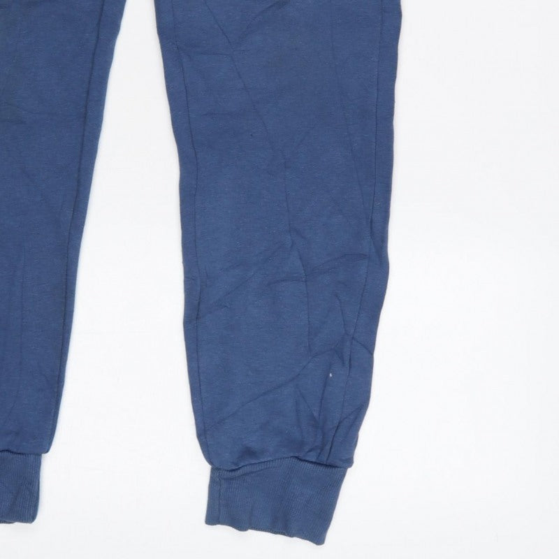 Additional view of McKenzie Men’s Blue M Logo Cuffed Drawstring Jogger Sweatpants