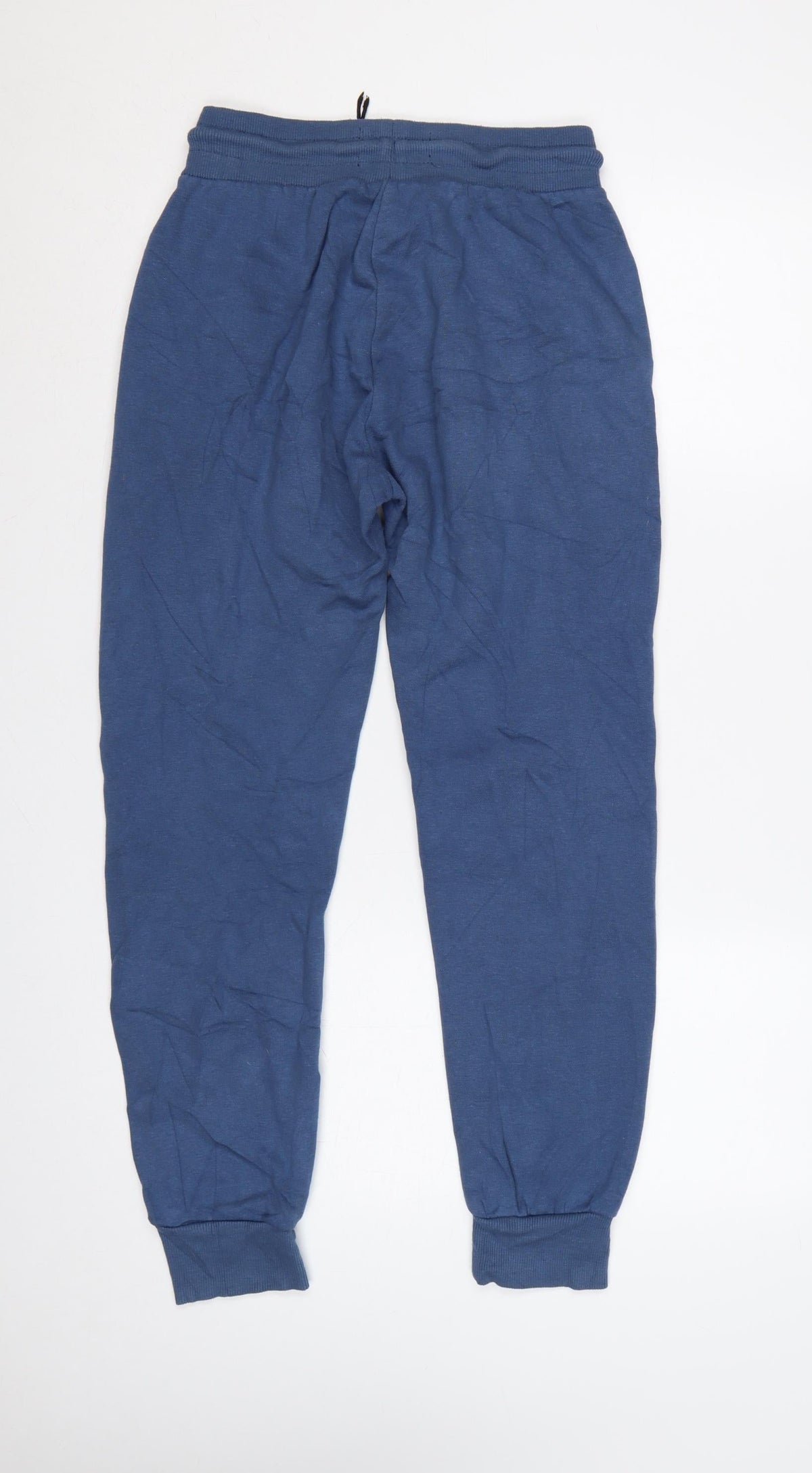 Brand and care label for McKenzie Men’s Blue M Logo Cuffed Drawstring Jogger Sweatpants