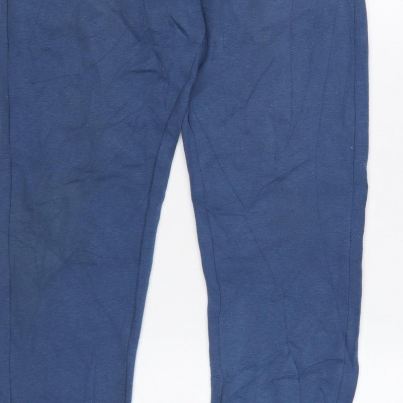 Additional view of McKenzie Men’s Blue M Logo Cuffed Drawstring Jogger Sweatpants