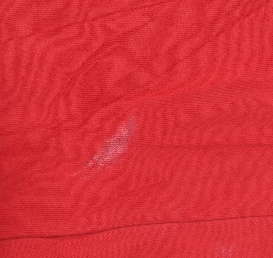 Additional view of Adidas Men Red M Trefoil 3 Stripe Fleece Jogger Sweatpants
