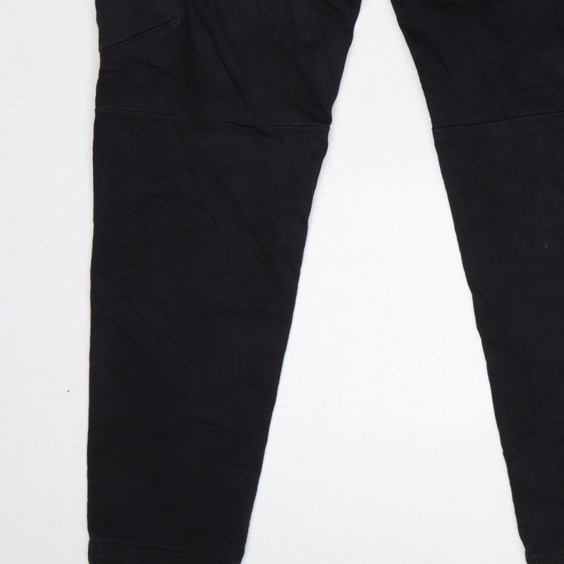 Additional view of Pull&Bear Men’s Black M Cargo Jogger Trousers Drawstring