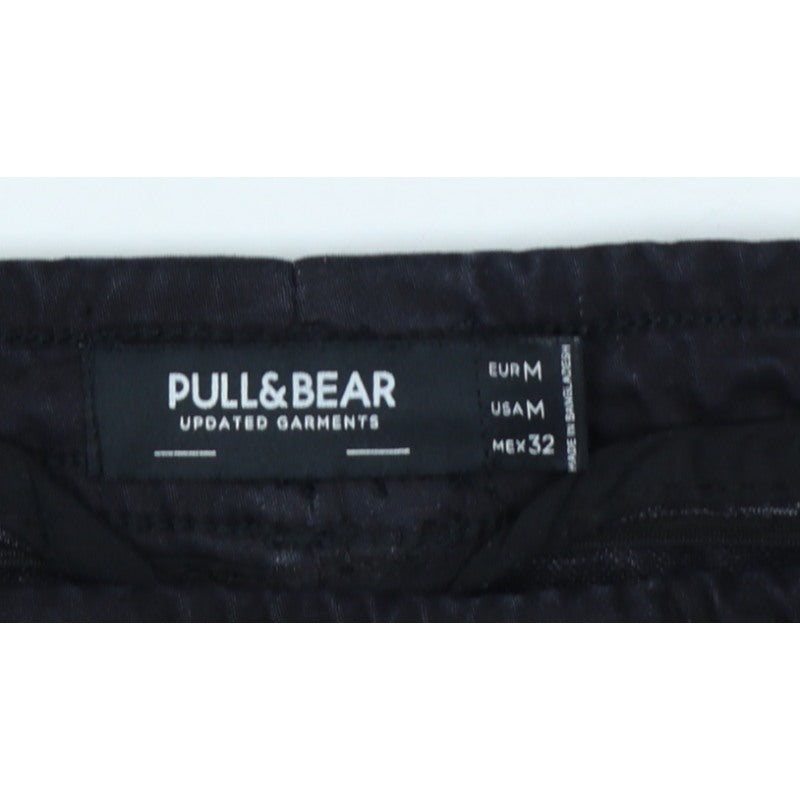Additional view of Pull&Bear Men’s Black M Cargo Jogger Trousers Drawstring