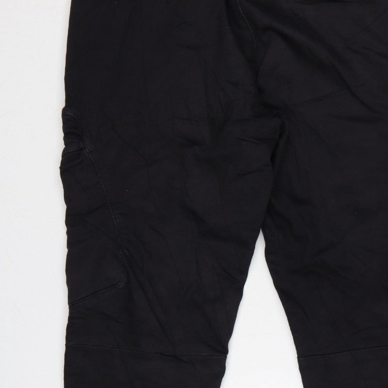 Additional view of Pull&Bear Men’s Black M Cargo Jogger Trousers Drawstring