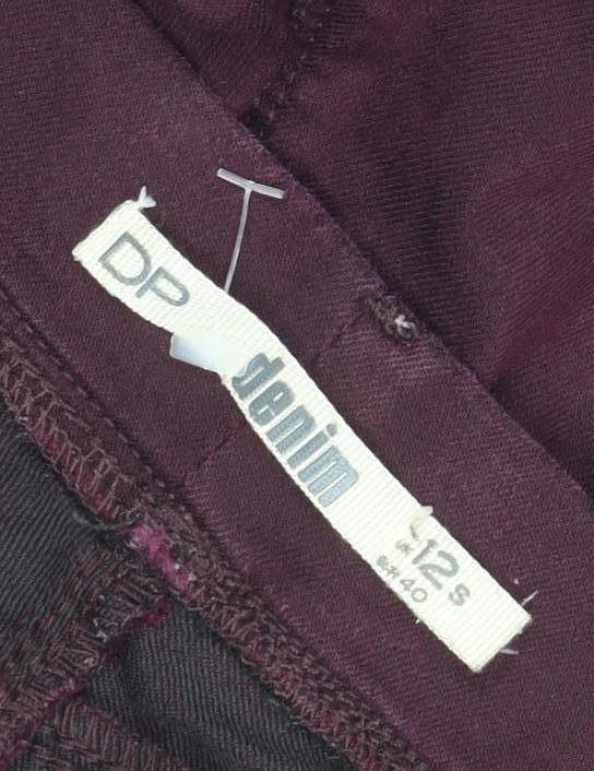 DP Denim Women’s Purple Size 12 Short Stretch Straight Jeans