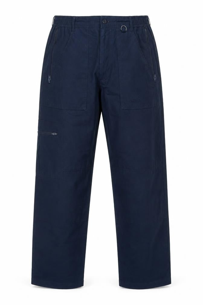 Peter Storm Mens Blue 32R Cargo Trousers Straight Leg Zip Pockets
