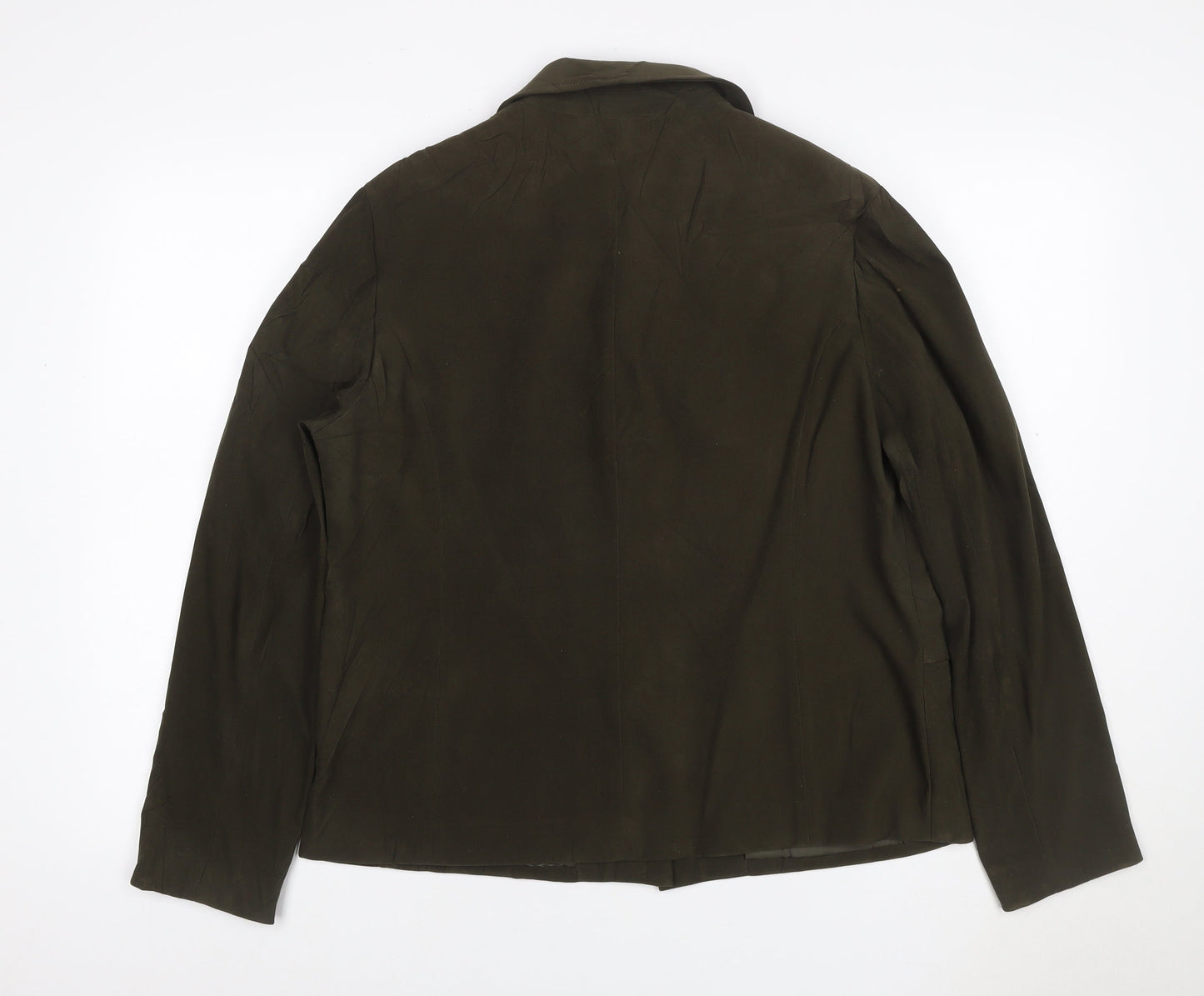 Next Women’s Brown UK 16 Single-Breasted Lined Stretch Blazer