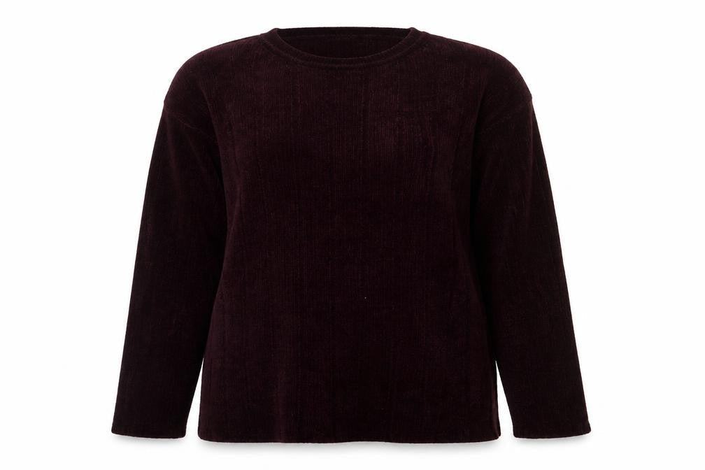 Berkertex Women Purple Size 16 Rib Knit Raglan Sleeve Pullover Jumper