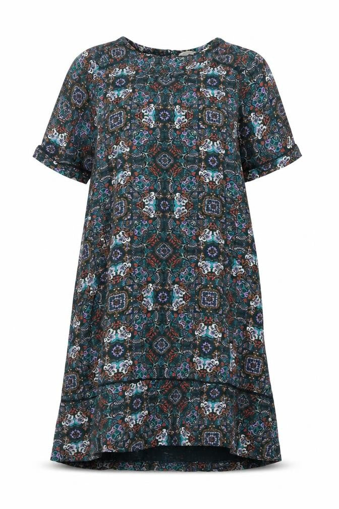 FatFace Women Multicoloured UK 6 Knee Length Floral A-Line Dress