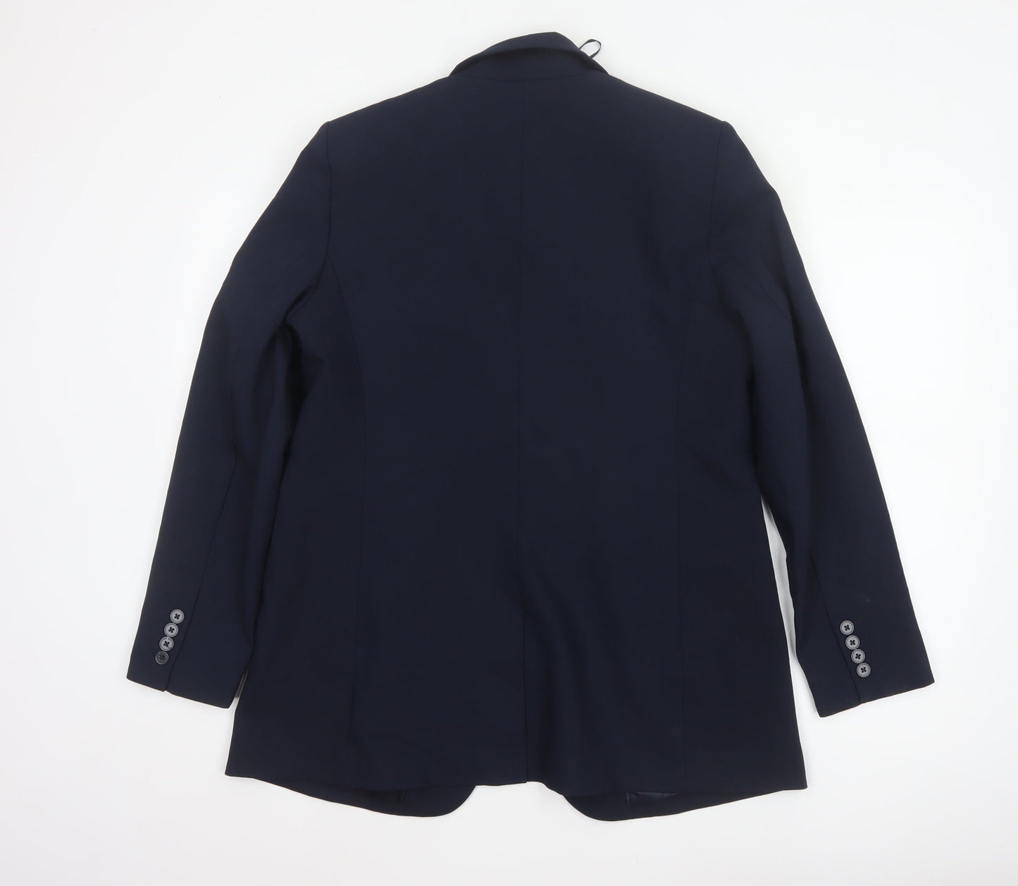 Marks & Spencer Women’s Blue UK 14 Classic One Button Lined Blazer