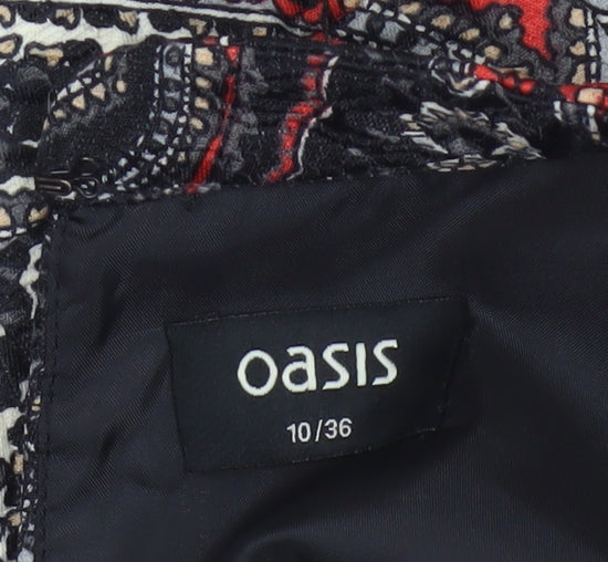 Oasis Women’s Multicoloured Paisley Sleeveless Sheath Dress UK 10