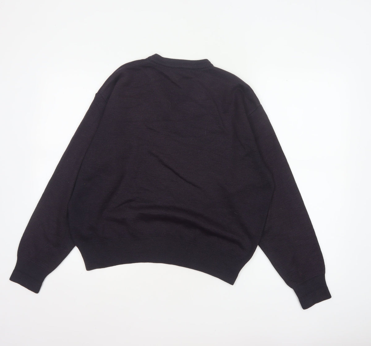 Brand and care label for Gabicci Men’s Black V-Neck Knit jumper, size M
