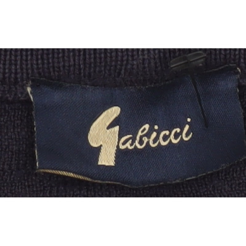 Additional view of Gabicci Men’s Black V-Neck Knit jumper, size M
