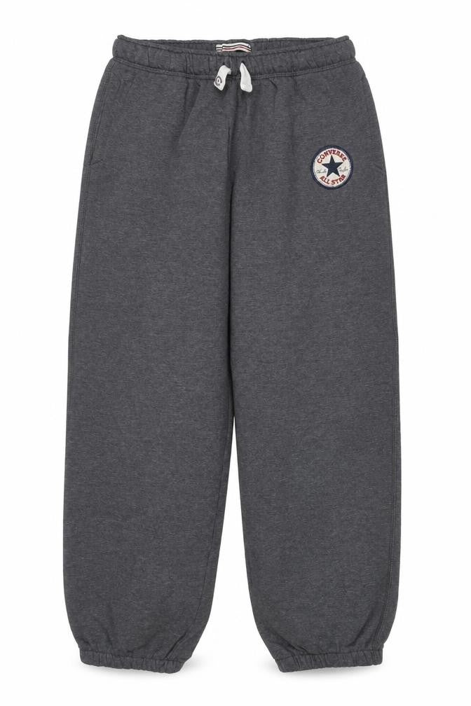 Converse Boys Grey Jogger Trousers 12-13 Years Cotton Blend Logo