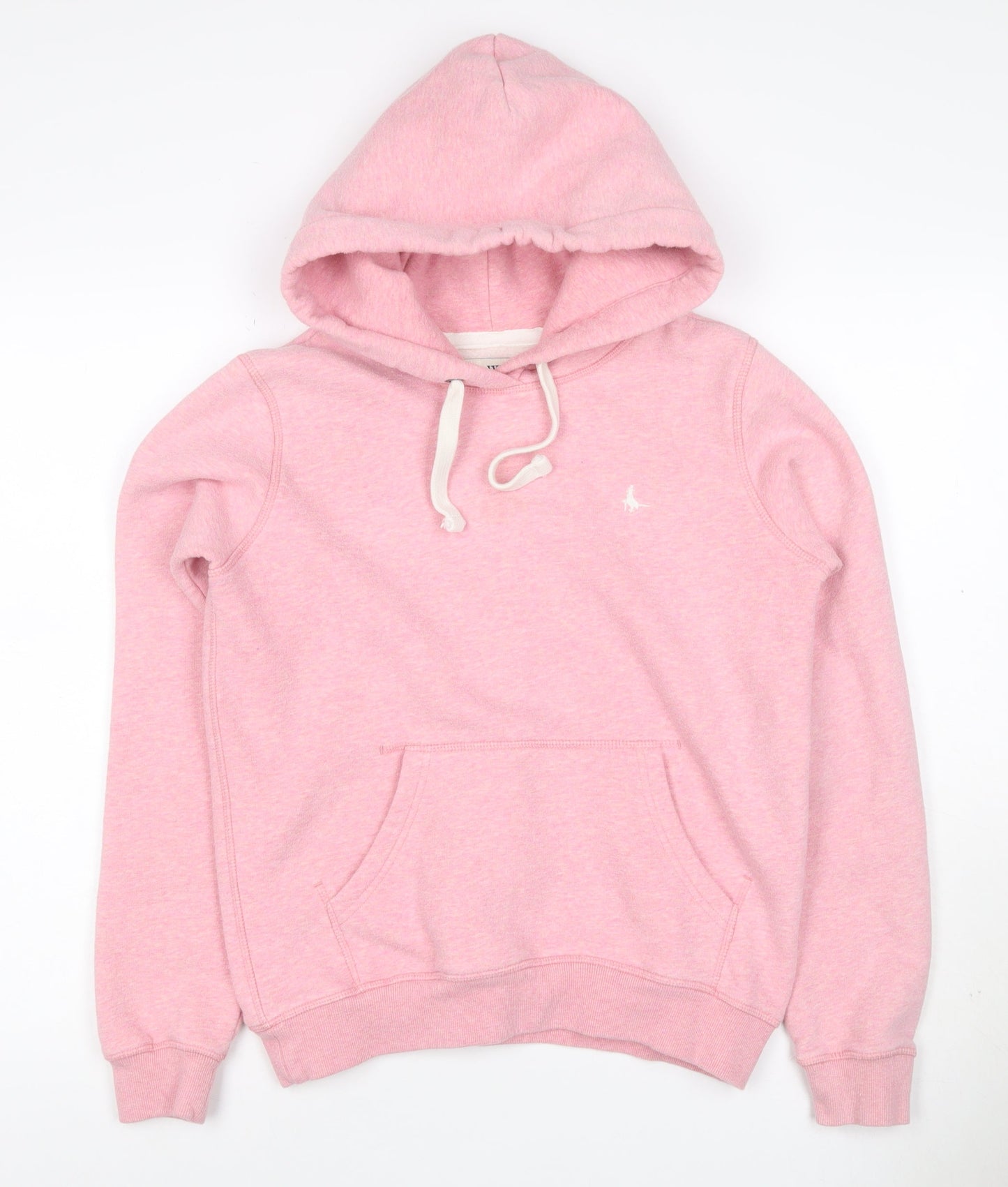 Jack Wills Women’s Pink UK 6 Pullover Logo Hoodie