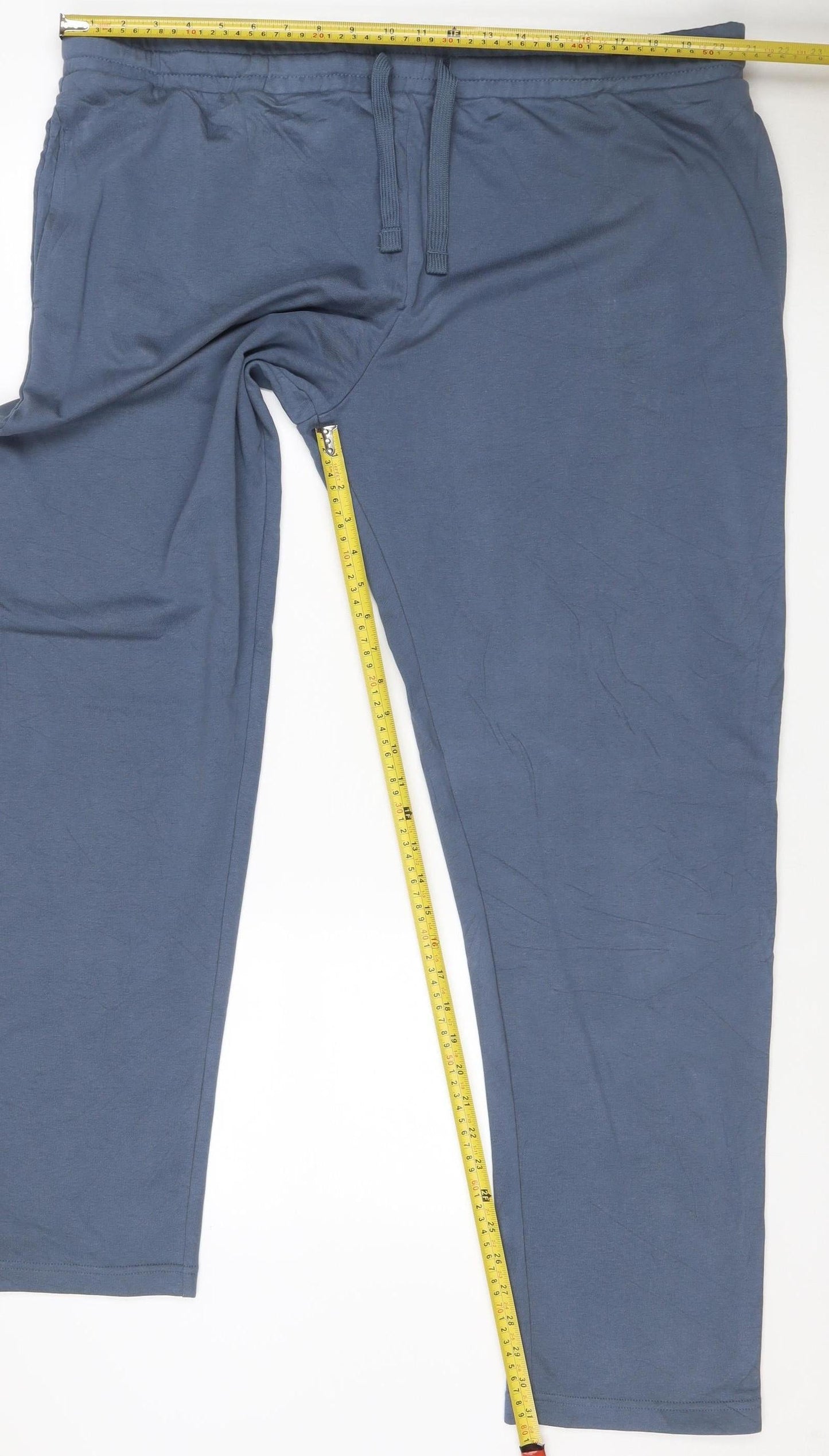 Marks and Spencer Men Blue 3XL Jogger Activewear Trousers Drawstring