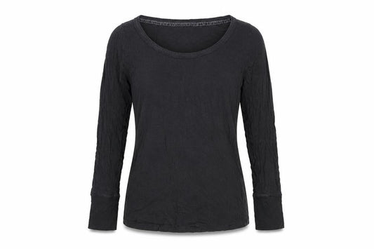Fat Face Women’s Black Size 14 Basic Jersey Long Sleeve T-Shirt