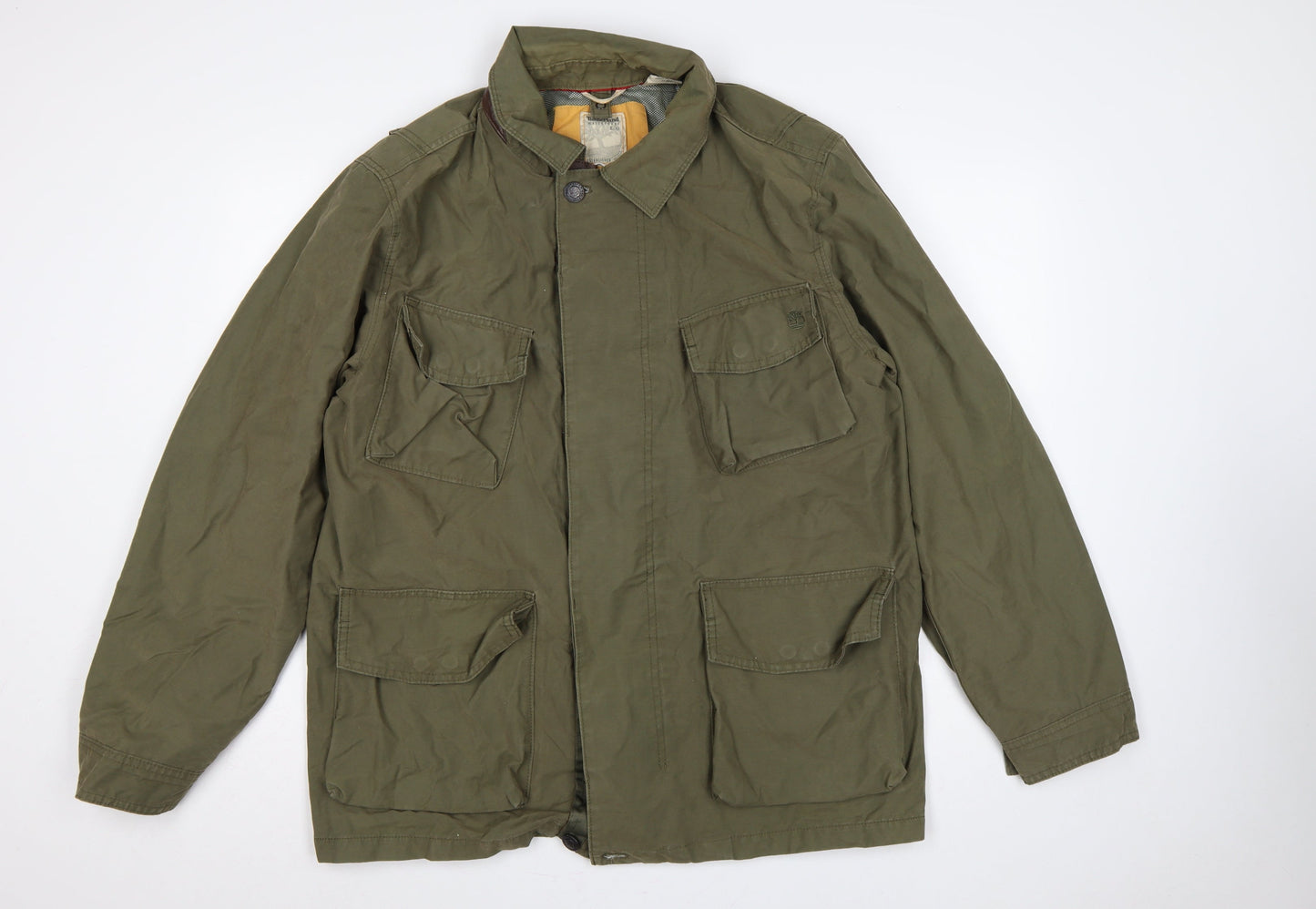 Timberland Men’s Green L Waterproof Military Field Jacket